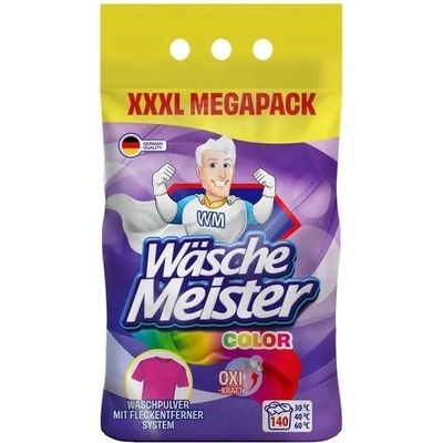 Wäsche Meister Color prací prášek 10,5 kg 140 PD – Zboží Mobilmania