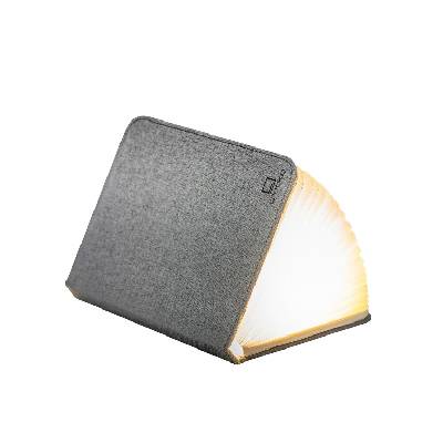 Смарт лампа GINGKO Book със сиви корици от лен - размер L (Gingko GK12F-GY1)