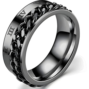 HARAHU Пръстен CH-16873 - Черен / 52mm KP16873 (CH-16873)