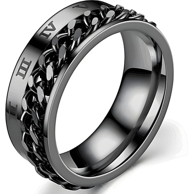 HARAHU Пръстен CH-16873 - Черен / 52mm KP16873 (CH-16873)