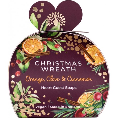 English Soap Company Christmas Wreath Sada tuhých mýdel 3 x 20 g