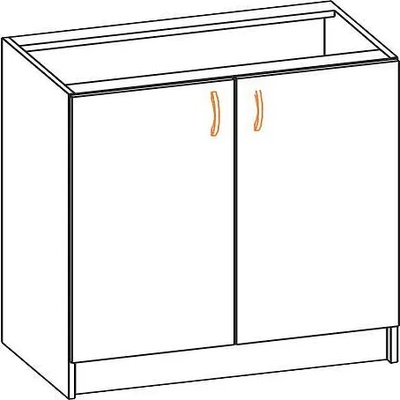 Долен шкаф Paula 80 Н