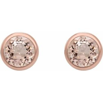 Eppi Bezel náušnice s morganitmi Sontre E36251