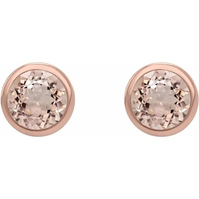 Eppi Bezel náušnice s morganitmi Sontre E36251