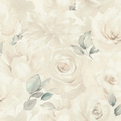 Rasch 582321 Vliesová tapeta na stenu Peonies, rozmery 0,53 x 10,05 m