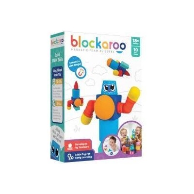 Clicformers Blockaroo Small Robot Set 10el. Magnetic pads