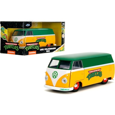 Jada Volkswagen Party Wagon Donatello Ninja Turtles Tartarughe Ninja Žlutá Zelená 1:32
