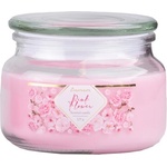 Z - TRADE s. r. o Z - TRADE s. r. o. Ароматна свещ Emocio Glass със стъклен капак Pink Flower 100x79 мм