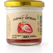 Bio Farma Struhy Jogurt selský jahoda 140 g