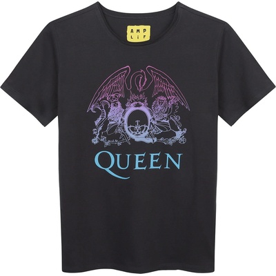 AMPLIFIED детска тениска queen - ombre crest - въглен - amplified - zav866m02