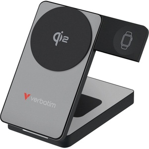 Verbatim Bъншна батерия /power bank/ Verbatim Foldable 3-in-1 Qi2, 10 000mAh, сива, 1x USB-C, магнитно безжично зареждане Qi2 (32295)
