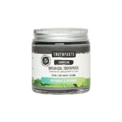 Truthpaste Charcoal přírodní minerální zubní pasta s aktivním uhlím máta 100 ml