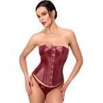 Noir Handmade F398 Bordeaux Affair Boned Corset Burgundy XS