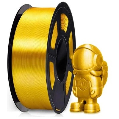 Консуматив за 3D принтер Silk, PLA , 1.75 mm, 1 kg, златист (3D-C FIL PLA+SGD)