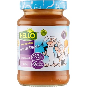 Hello se švestkami a vitamínem C 190 g