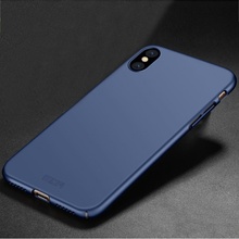 Pouzdro MOFI ultratenké ochranné iPhone XS / iPhone X - modré