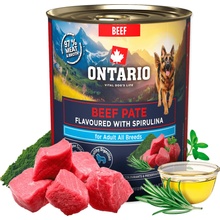 Ontario Adult hovädzie pate s príchuťou spiruliny 800 g