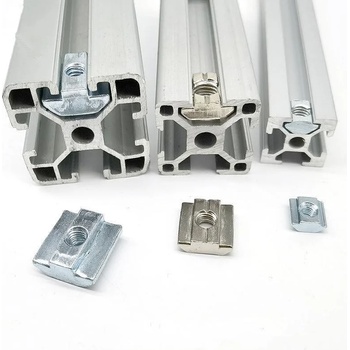 Two Trees Т-гайка Слот 8 М4, m5, m6, m8 (Квадратна) - 10 броя в пакет