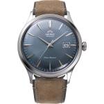 Orient RA-AC0P03L Мъжки часовник - Класически, Автоматичен, Небесно син циферблат, Веган кожа, Минерално стъкло Часовници