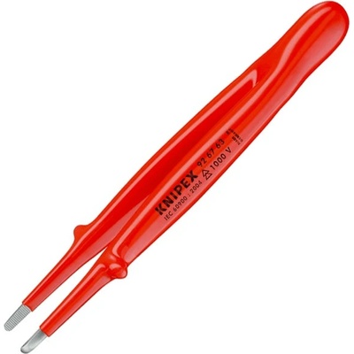 Knipex VDE izolovaná pinzeta 92 67 63 zaoblený 145 mm; 92 67 63