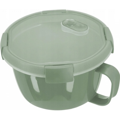 Curver Dóza Smart to go Eco jemná zelená 9,6x15,7x15,7 cm s uškom 0,9L
