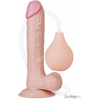 Squirt Extreme Stříkací realistické dildo s přísavkou 9"