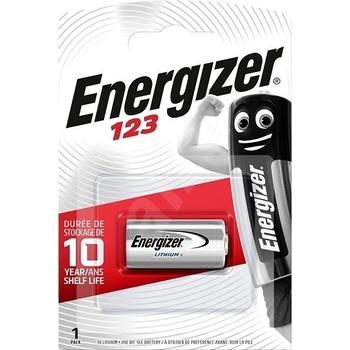 Energizer Lithium Photo CR123A 1ks 7638900052008