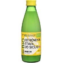 Dobrio Citrónová šťava zo Sicílie bio 250 ml