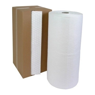 Olejový sorpční koberec silný Premium perforovaný 80 cm x 40 m