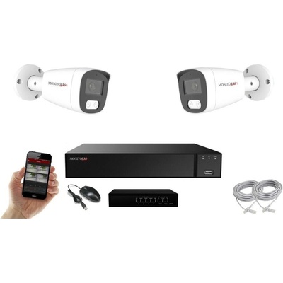 Monitorrs Security AI Hybrid light IP 2 kamerový set WTube 6143K2B