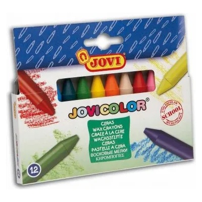 Jovi - Цветни восъчни пастели - 12 цвята (J980/12)