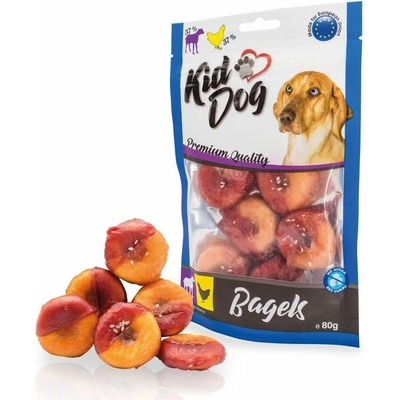 KIDDOG maškrty jahňacie & kuraciecí Bagel 80 g