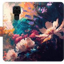 Pouzdro iSaprio Flip s kapsičkami na karty - Spring Flowers Xiaomi Redmi Note 9