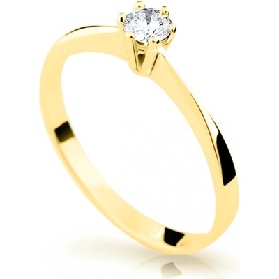 Cutie Jewellery zásnubný prsteň zo žltého zlata Z6900 1877 10 X 1