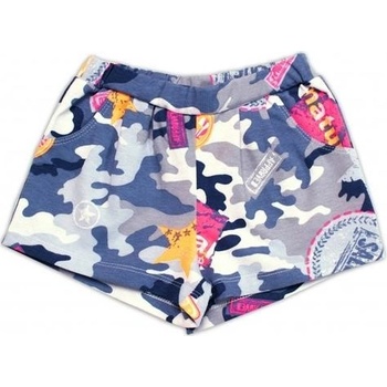 Mrofi dívčí kraťasy s kapsami bavlna Army modré