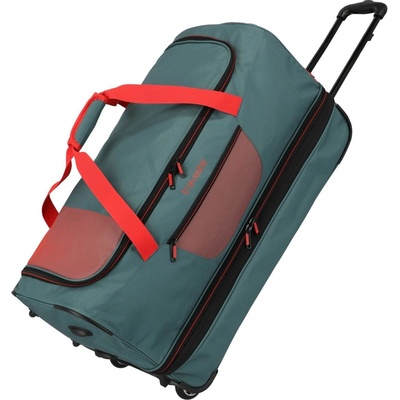 Travelite Basics Wheeled duffle exp Green/orange 98l