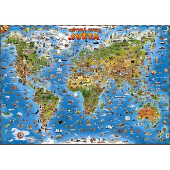 Detská mapa sveta