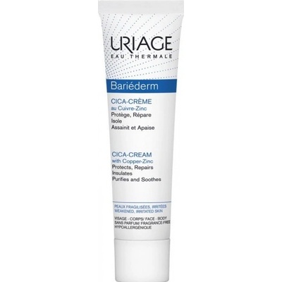 Uriage Bariéderm Cica Repairing Cream with Cu-Zn reparačný krém s obsahom medi a zinku 100 ml