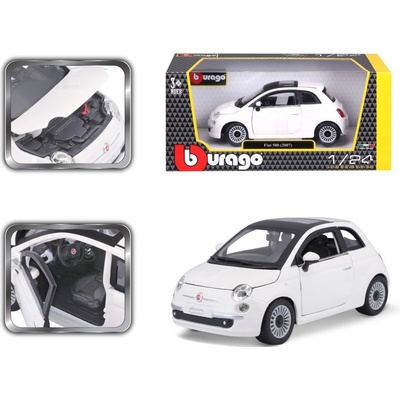 Bburago Abarath 500 Esseesse bílá 1:24 – Zboží Dáma