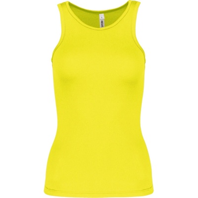 Kariban Tílko PA442 sportovní bez rukávu dámské COT20P44203000-fluorescent Žlutá fluorescent