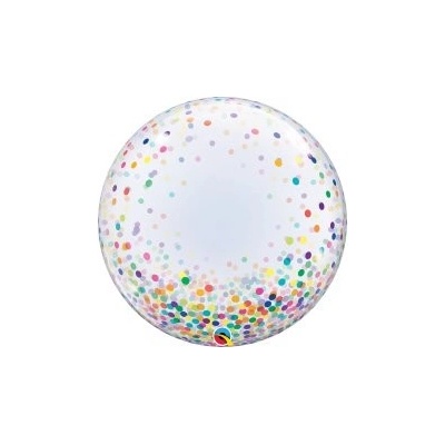 Qualatex Bublina DECO Konfety barevné 24 61cm