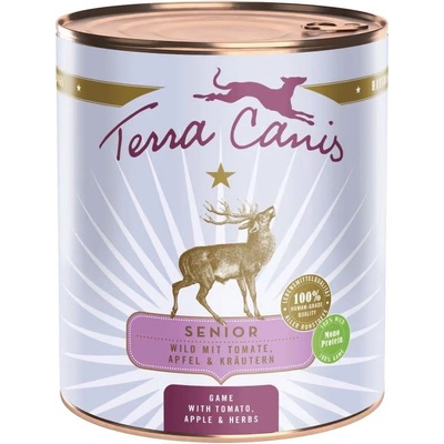 Terra Canis Сеньор Гейм с домати, ябълки и билки 800 г