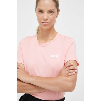 PUMA Памучна тениска Puma в розово (848331)