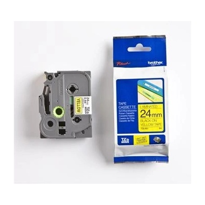 páska BROTHER TZ651 čierne písmo, žltá páska Tape (24mm) (TZE651)