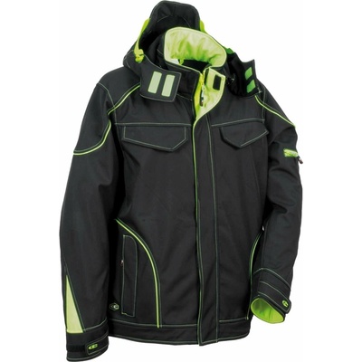 Cofra bunda Teck Softshell čierna/ Zelená