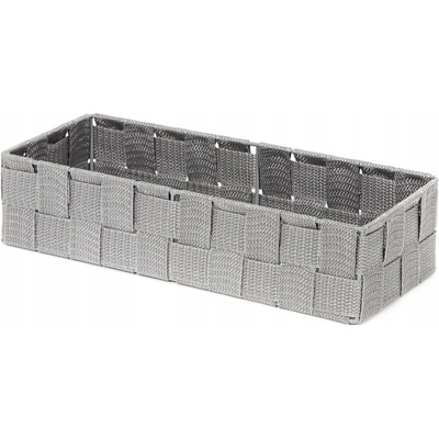 Compactor Úložný organizér do zásuvky TEX košík L 30 x 12 x 7 cm sivý