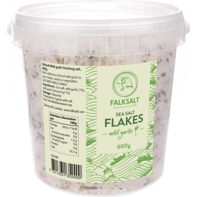 Falksalt Morská vločková soľ cesnak 600 g
