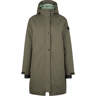 Stoic Дамско палто Stoic Women's Mountainwool MMXX UppsalaSt. Oversized Coat - Dark Olive - размер XXL (102-5015-0216)