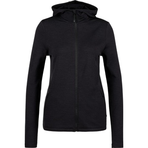 Heber Peak Дамско вълнено яке Heber Peak Women's Merino210 EvergreenHe. Zip Hoody Zip-up hoodie - Black (105-6904-0112)