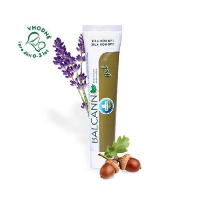 Annabis Balcann dubová kúra gel z konopí na kůžipraskliny 75 ml